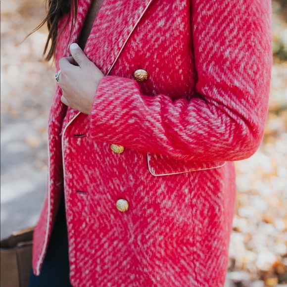 J.Crew Diamond Tweed coat - Picture 2 of 8